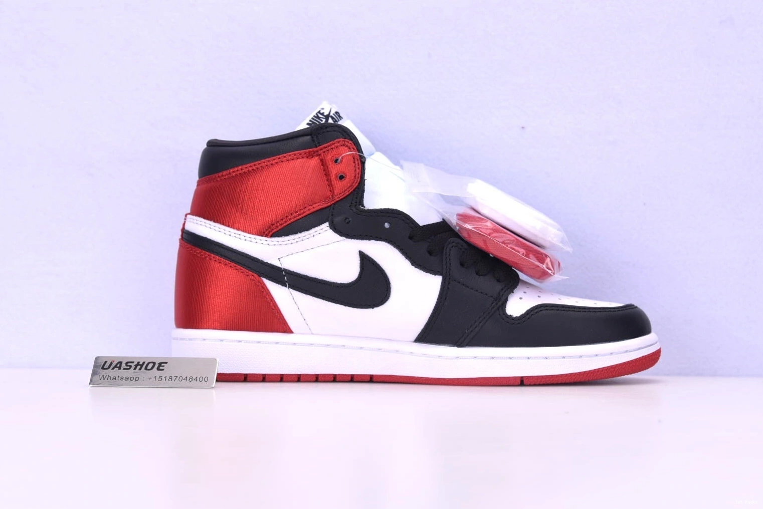  Jordan CD0461-016 1 Retro Satin High Toe Black 1013